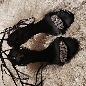 SALE IS OVER. Giuseppe Zanotti crystal and patent heels